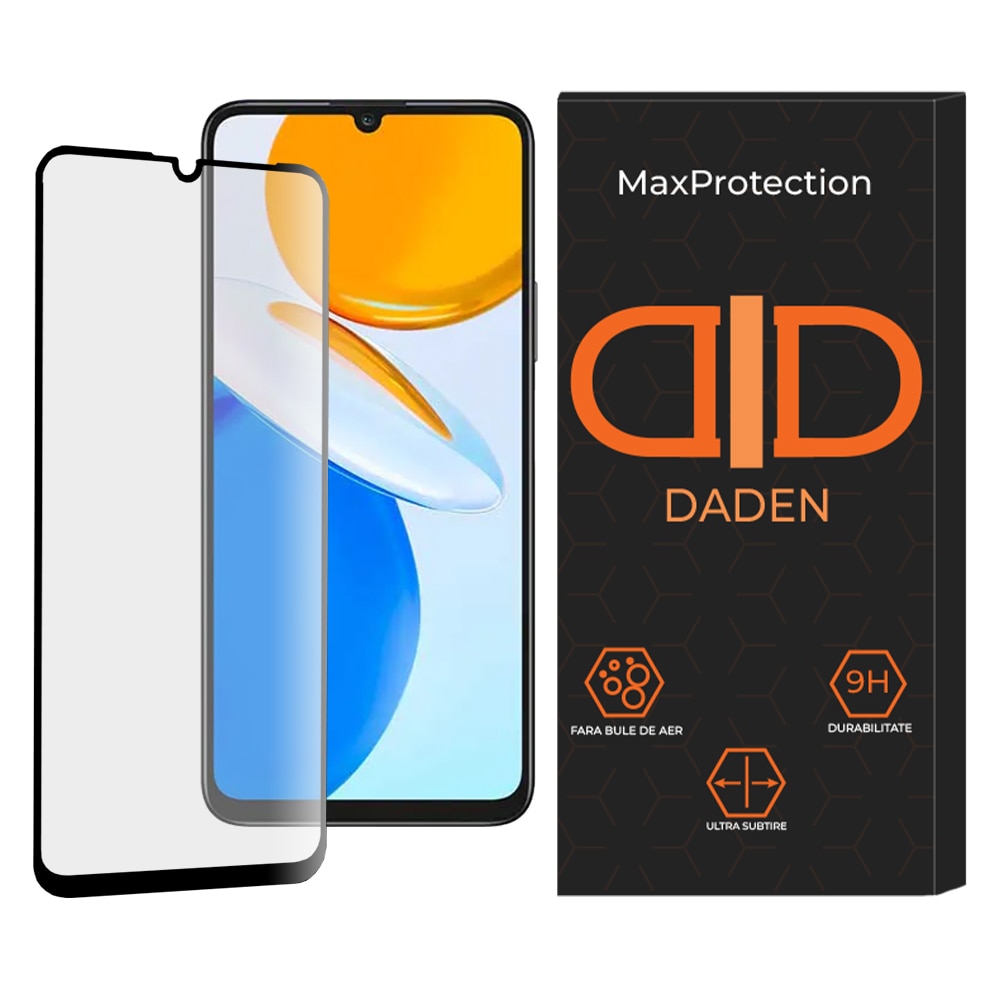 Folie Sticla pentru Honor X7 Daden MaxProtection, Full Cover, Protectie Profesionala, Ultra Rezistenta, Calitate Premium