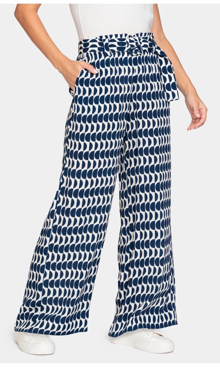 Női nadrág, Olsen, 303804787, sötétkék, viszkóz