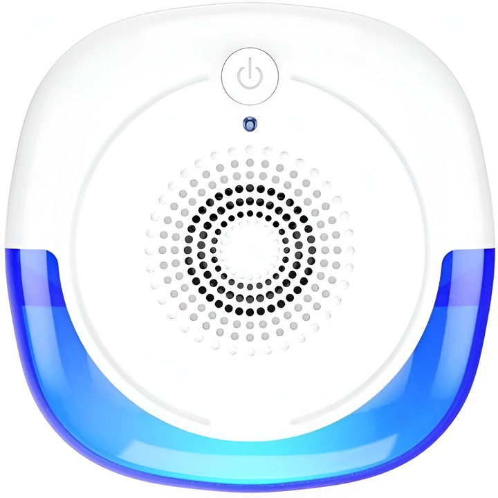 Aparat Impotriva Rozatoarelor Hasepe® Cu Ultrasunete 12-150Hz Si Control Electronic, Aparat Impotriva Rozatoarelor Si Insectelor Cu Acoperire 160Mp, Aparat Impotriva Rozatoarelor Cu Protectie 360° Fara Chimicale, Anti Gandaci Si Tantari Pentru Interior