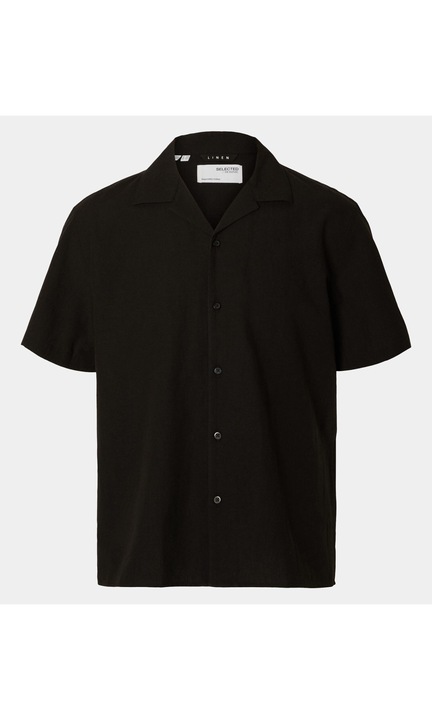 Camasa barbati, Selected Homme, 303530211, Negru, Bumbac