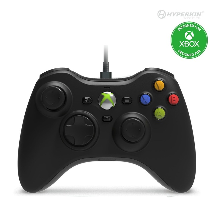 Hyperkin Xenon Vezetékes kontroller - Fekete (PC/Xbox Series X/Xbox Series S/Xbox One) (M01368-BK)