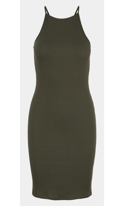 Дамска рокля, Части, 303432799, Зелена, Полиестер