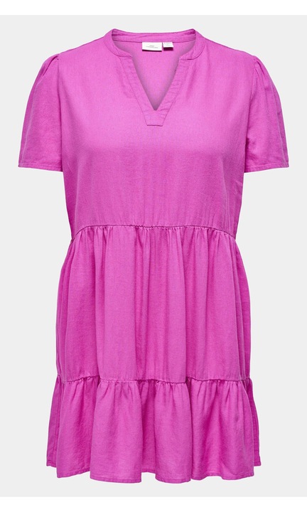 Rochie dama, ONLY CARMAKOMA, 303336028, Roz, Viscoza