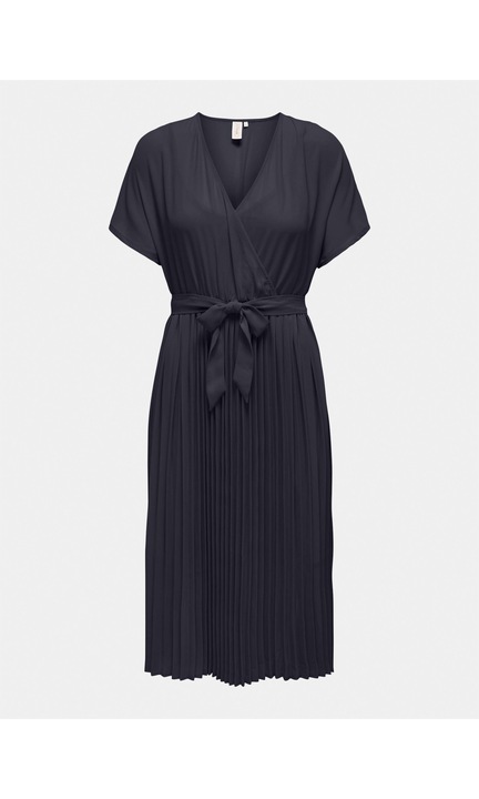 Дамска рокля, Only, 303618513, Тъмно син, Полиестер