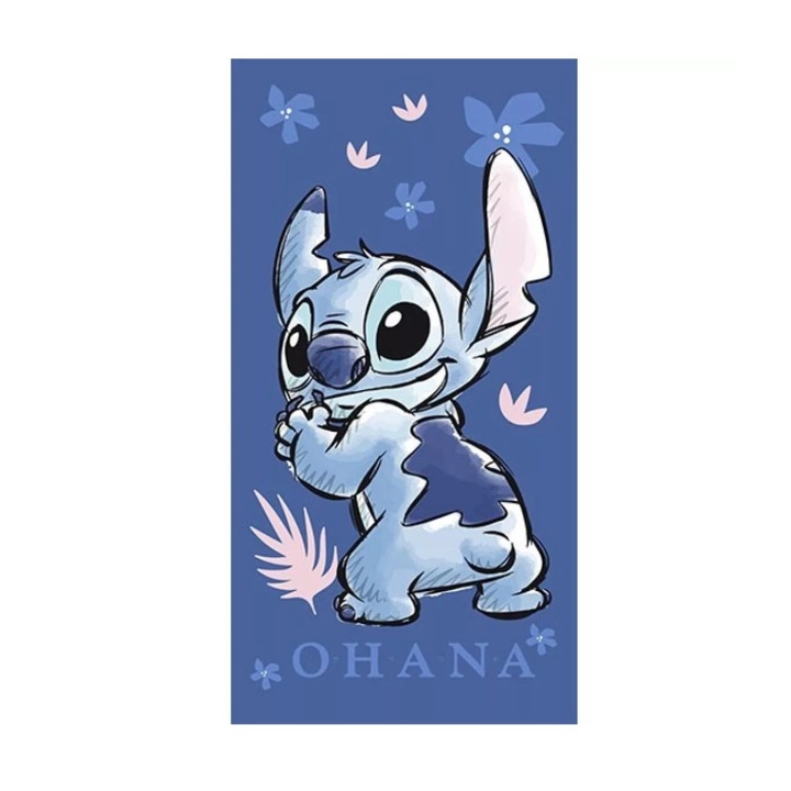 Кърпа за баня ohana Lilo and Stitch The star dog 70x140cm (Fast Dry)