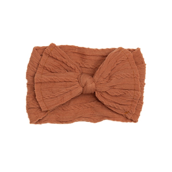 Bentita lata, bebe, funda cu nod, spandex, Melvelo, Knitwear - Earth, 0-6 ani