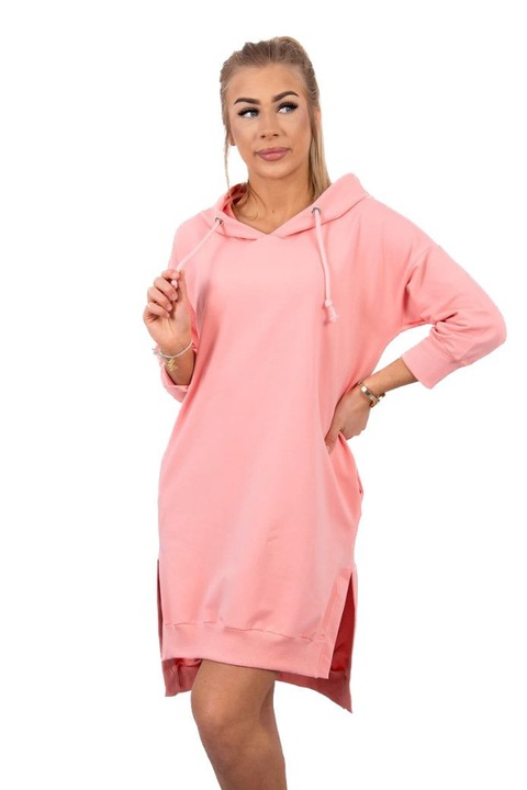 Дамска рокля тип суичър, Kesi, Ishingaine, кайсия