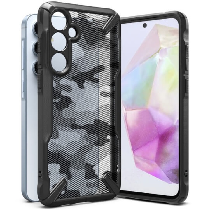Husa Ringke Fusion X pentru Samsung Galaxy A35 5G camo