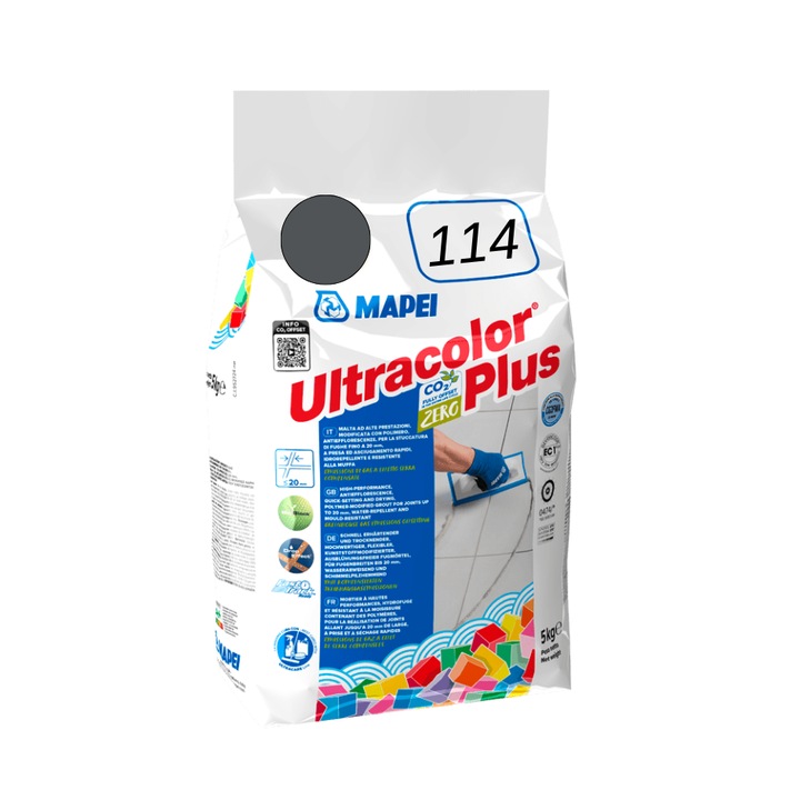 Замазка UltraColor Plus 114 Антрацит, 5кг