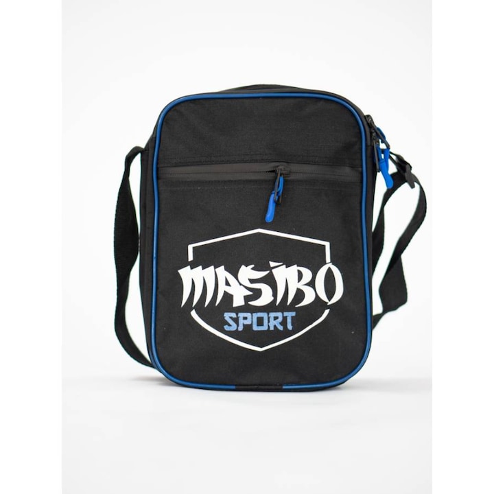 Спортна черно-синя чанта Masibo