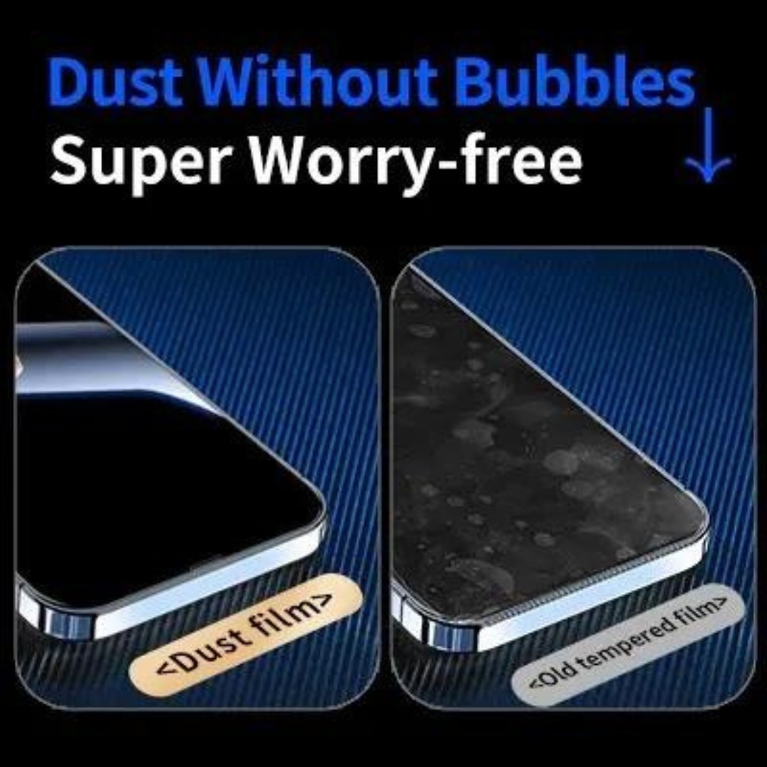 Folie Protectie Privacy pentru iPhone 14 Pro, Sticla Securizata Premium HD cu Carcasa pentru Aplicare Automata, Elimina Bule si urme de Praf, Hidrofoba, Full Cover, 0.3mm, Anti-Amprente, Anti-Spy, Dust Removal
