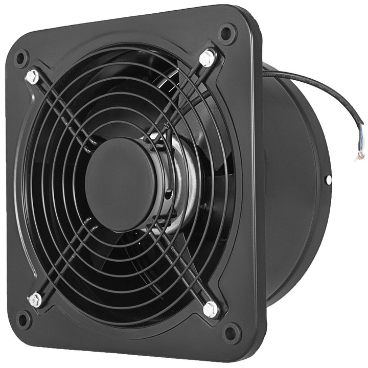 Ventilator evacuare pentru spatii comerciale, Metal, 74.5W, 1680 m³/h, diametru 250 mm, 60 dB