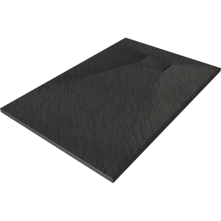 Cadita de dus dreptunghiulare, Mexen, 14988, Plastic, Negru