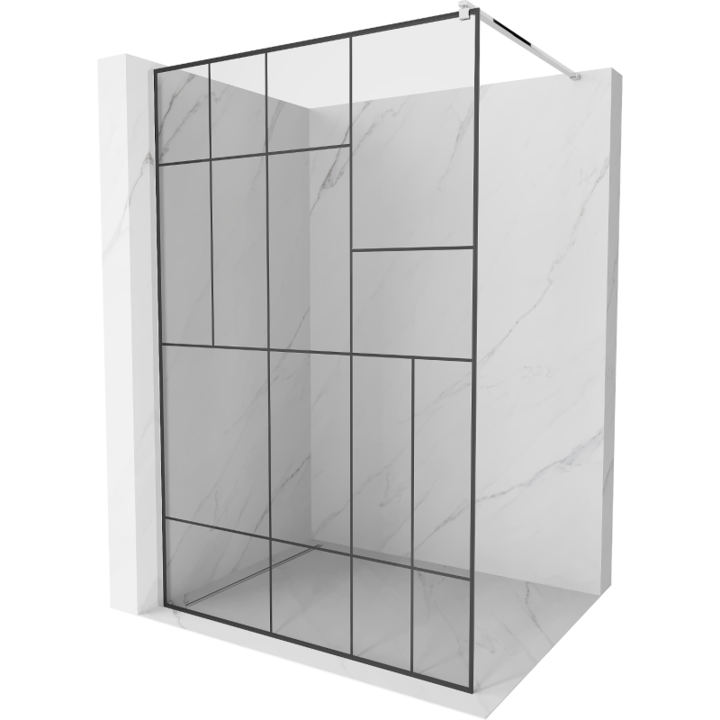 Paravan de dus, Mexen, 2904, Sticla, Crom