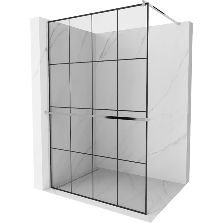 Paravan de dus, Mexen, 13747, Sticla, Crom