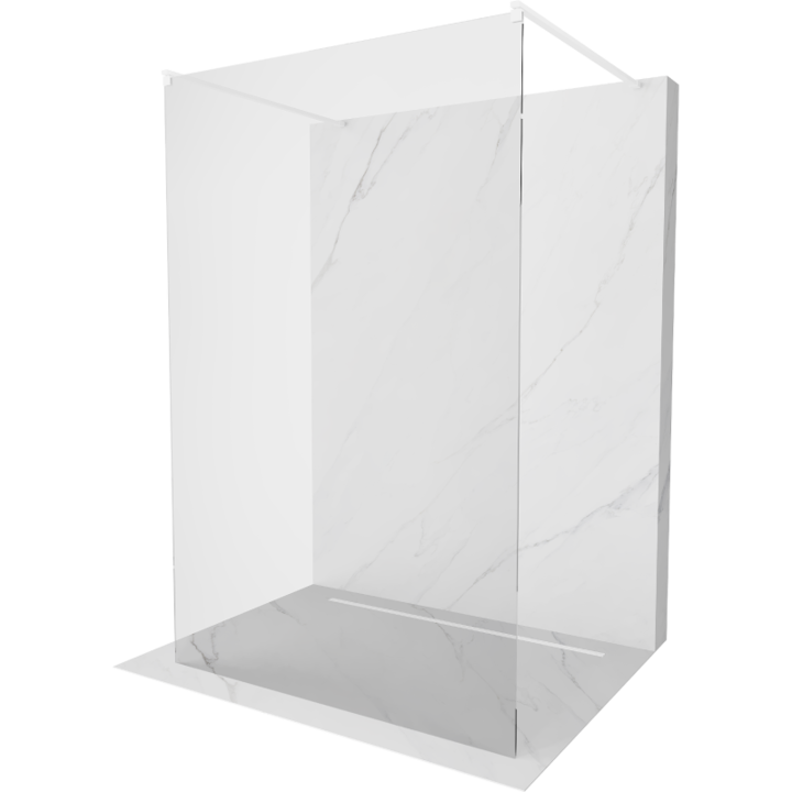 Paravan de dus, Mexen, 14277, Sticla, Alb