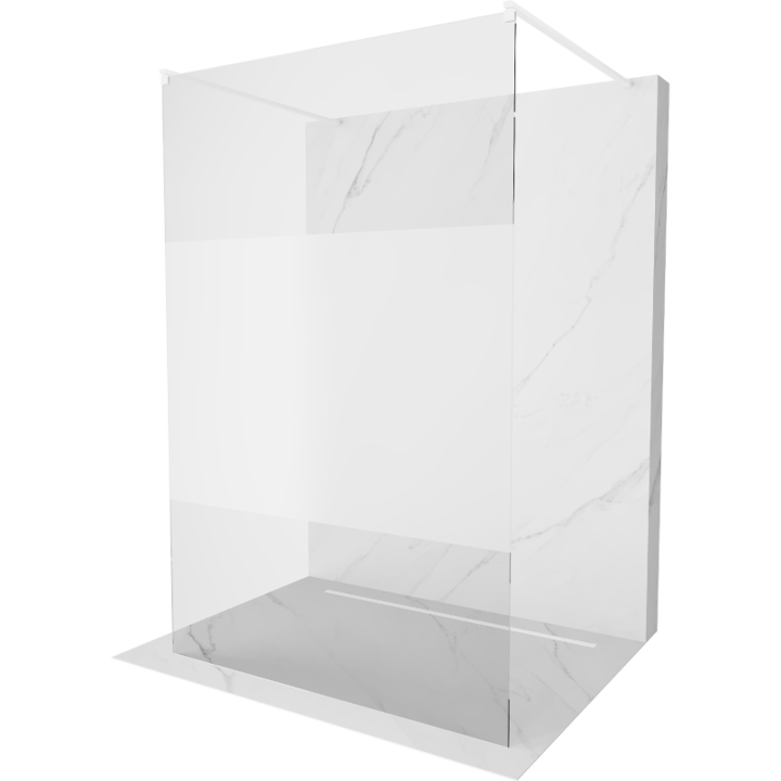 Paravan de dus, Mexen, 14291, Sticla, Alb