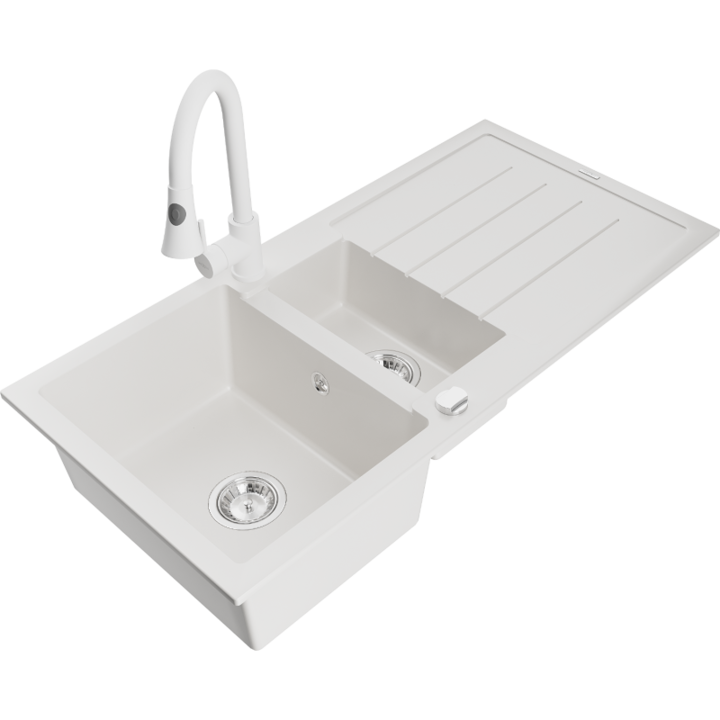 Chiuveta din granit cu baterie, Mexen, 19999, Granit, 1000 mm x 190 mm