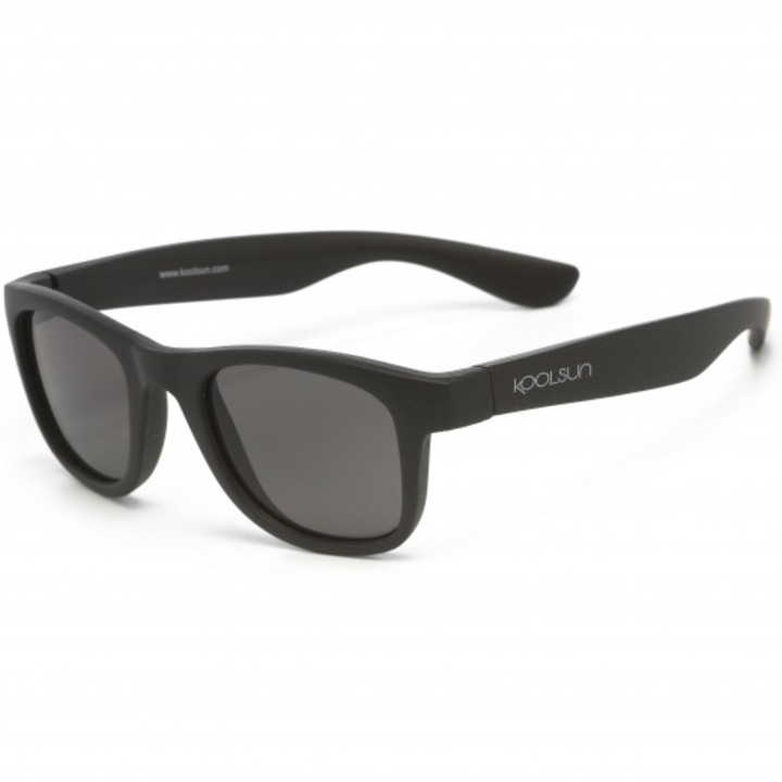 Ochelari de soare pentru copii, Koolsun Wave, Negru