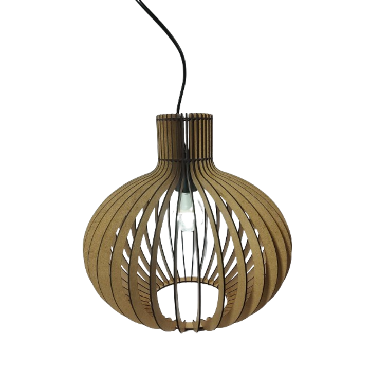 Lampa pendul sfera, MDF 2.5mm, E27, Lowrider, 40x40x49 cm