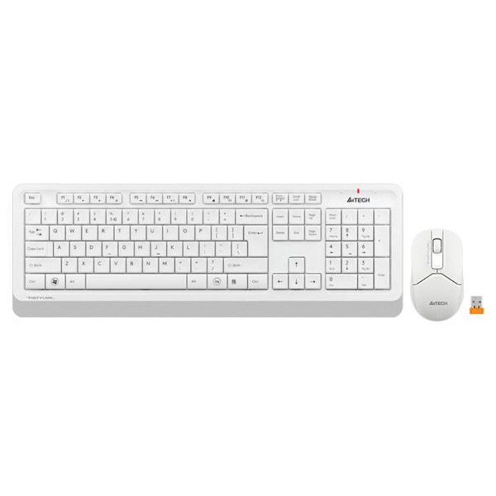 Set Tastatura + Mouse, A4Tech, Alb