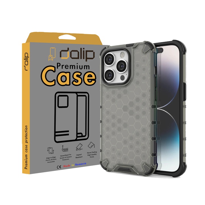 Кейс за OnePlus 9, Dalip BeeTime, поликарбонат, черен