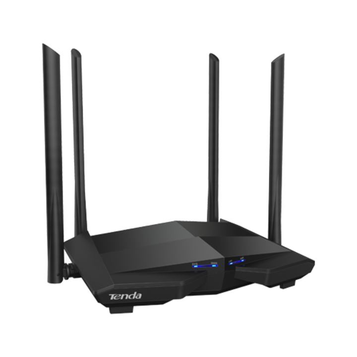 Рутер WiFi 5 (802.11ac) DualBand 2.4/5GHz, 300+867Mbps, 4x6dBi, 4 Gigabit порта - TENDA TND-AC10-V30
