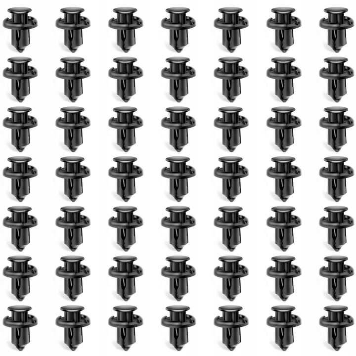 Set 50 Piese Cleme De Fixare, Pentru Honda Accord, City, CR-V, Civic, Jazz, Legend, Oddysey, HR-V, Plastic, Negru