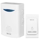Sonerie fara fir / Wireless Vayox VA0243, 38 Melodii, Distanta 130m, buton alimentat cu baterii, receptor de baterii, Alb/Albastru