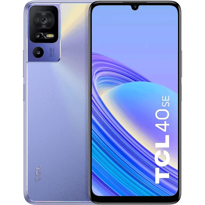 Okostelefon TCL 40 SE 4 GB 128 GB, Lila
