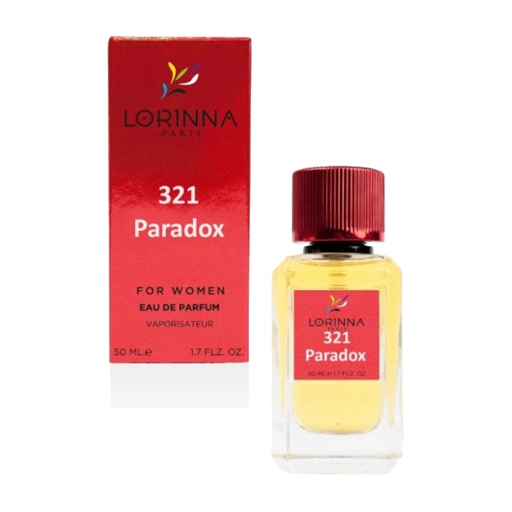 Eau de parfum, Lorinna Paris, Paradox, No.321, női parfüm, 50 ml