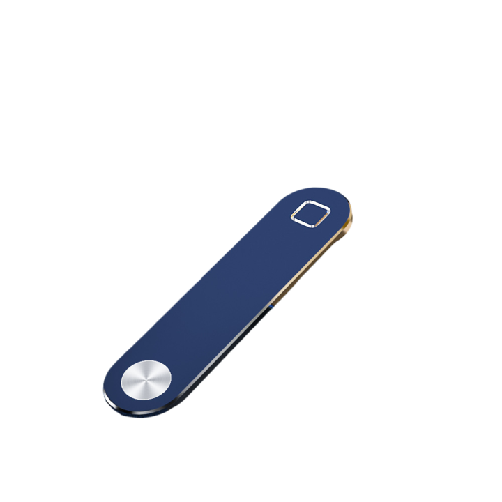 Telefontartó laptophoz, Alumínium, Mágneses, Univerzális, Kék