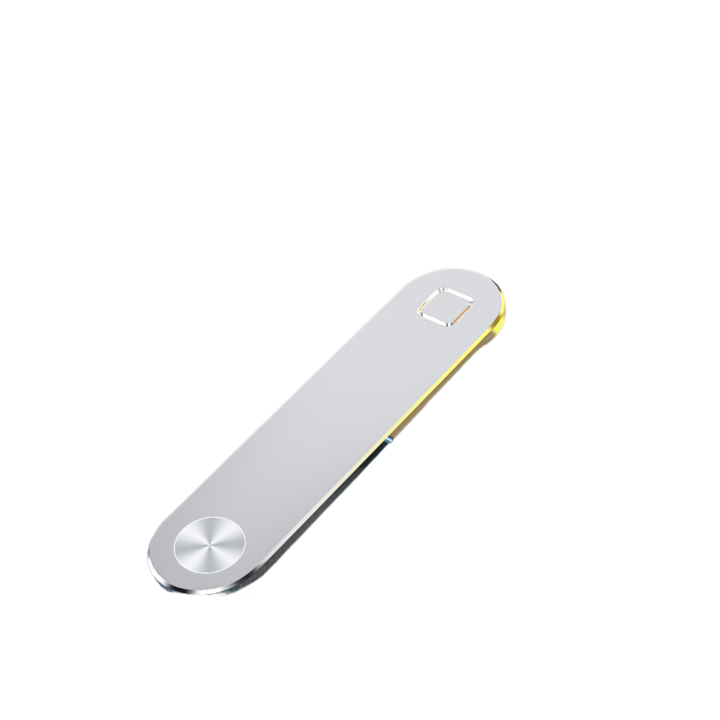 Telefontartó laptophoz, Alumínium, Mágneses, Univerzális, Ezüst