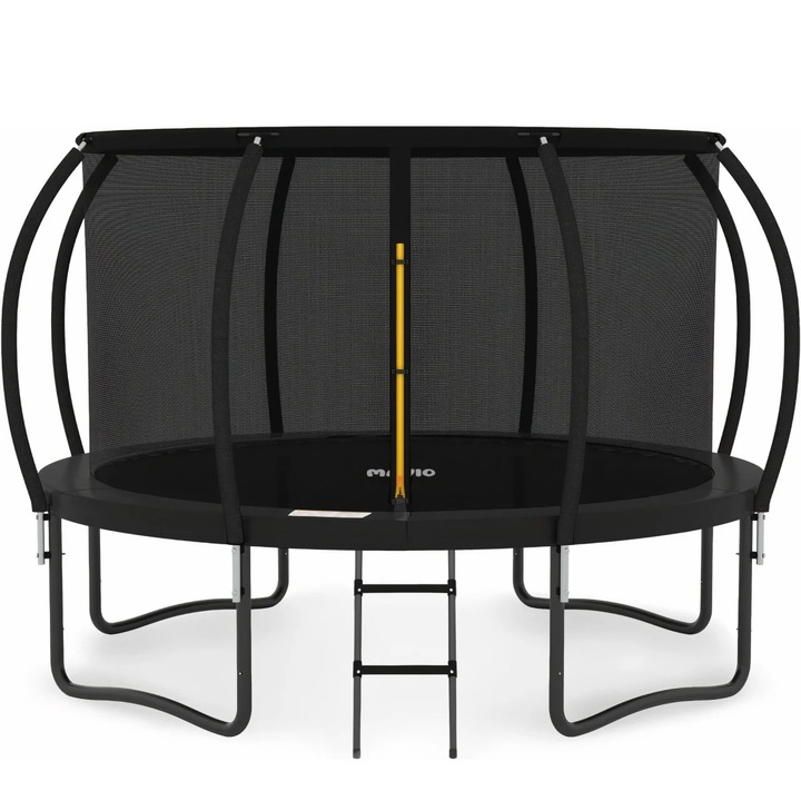 Trambulina pentru Copii Mavio®, Diametru 305 cm, Plasa Protectie, Exterior si Gradina, Protectie UV, Scara de Acces Inclusa, 64 de Arcuri de Sustinere din Otel Galvanizat, Certificat de Siguranta