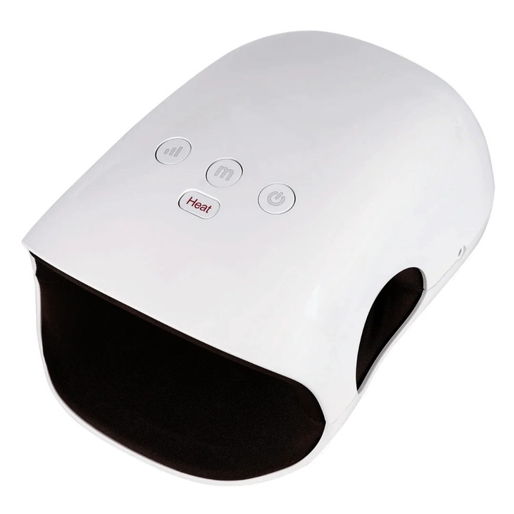 Aparat masaj maini wireless Vitality Lab™, presopunctura si reflexoterapie maini, masaj terapeutic cu incalzire, 3 programe masaj, 3 niveluri intensitate masaj, artrita, dureri articulare, relaxare, artroza mainii