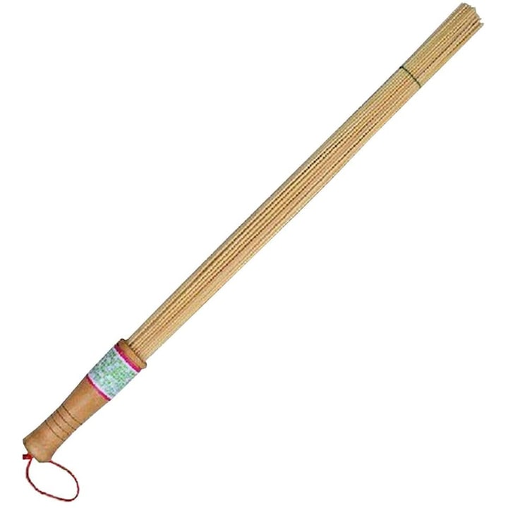 Matura din bete de bambus pentru masaj 57cm, Tapotament, relaxare musculara