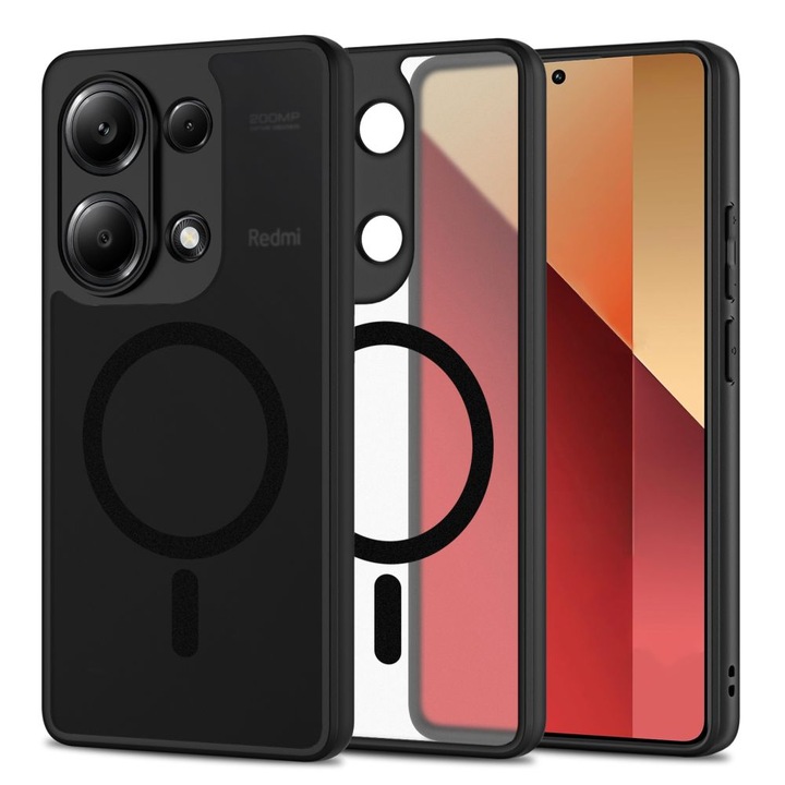 fixGuard MAGMAT MAGSAFE tok XIAOMI REDMI NOTE 13 PRO 4G / LTE-hez, fekete