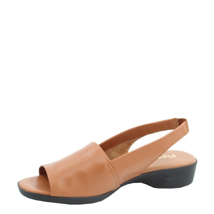 Sandale dama Flex&Go, piele naturala, maro, 39EU