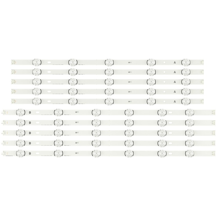 Barete led compatibile cu LG 55 inch, kit 10 barete, AGF78401601