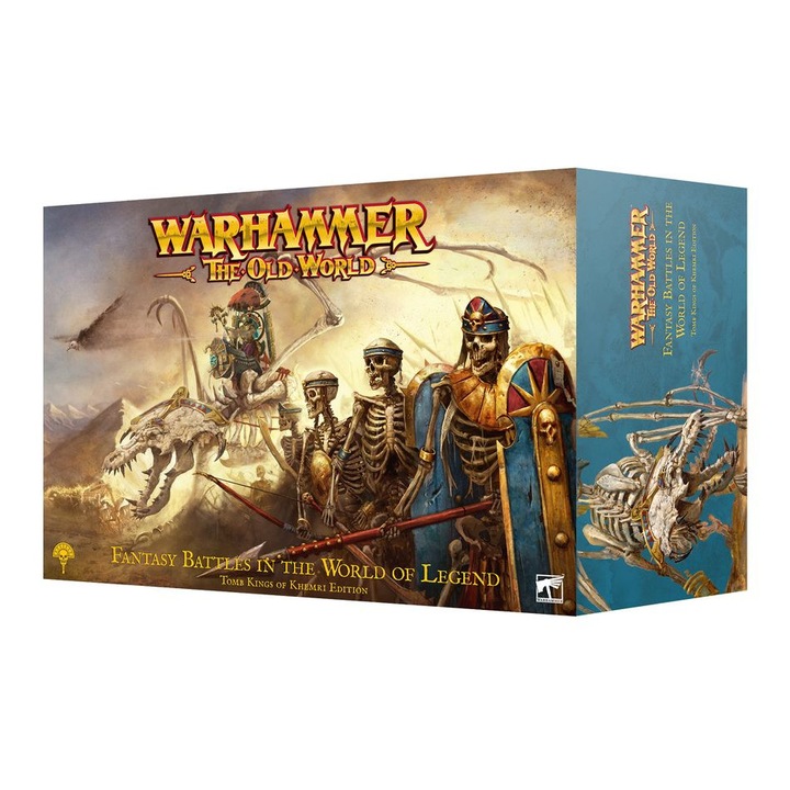 Társasjáték, Warhammer The Old World, Tomb Kings of Khemri, Games Workshop, angol nyelvű, többszínű