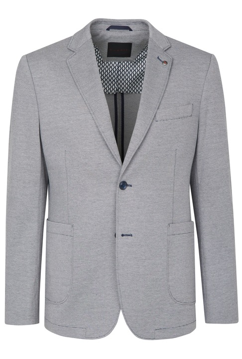 Sacou BUGATTI, Flexcity, Modern fit, buzunare aplicate, chic, Gri