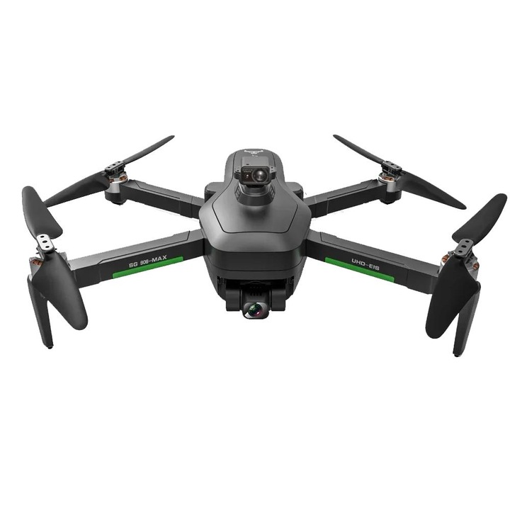 SLX SG906 MAX 4K 5G GPS дрон с леща за избягване на препятствия, бутон Return To Home, 3-осен стабилизатор, Sony 4K HD камера с предаване на живо на телефона, капацитет на батерията: 7.6V 3400 mAh, автономност на полета ~ 26 минути