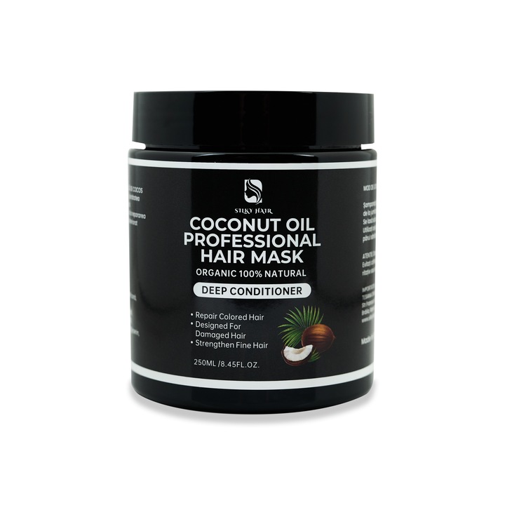 Masca Profesionala cu Ulei de Cocos pentru par deteriorat, 250 ml