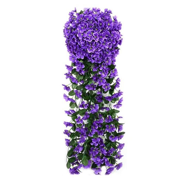 Висящо изкуствено растение – Hangyplant, лилаво