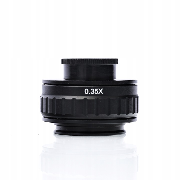 Adaptor reglabil de 0.3x pentru microscop stereo, Rosfix, negru