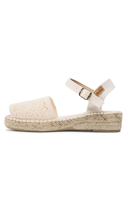 Női espadrill, Toni Pons, 774876, Textil, Ecru, 38 EU