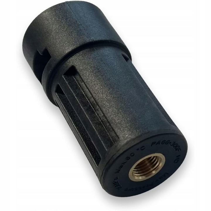 Tömlőadapter, Rosfix, Kompatibilis a Karcher K sorozattal, Műanyag, 86 mm, Fekete