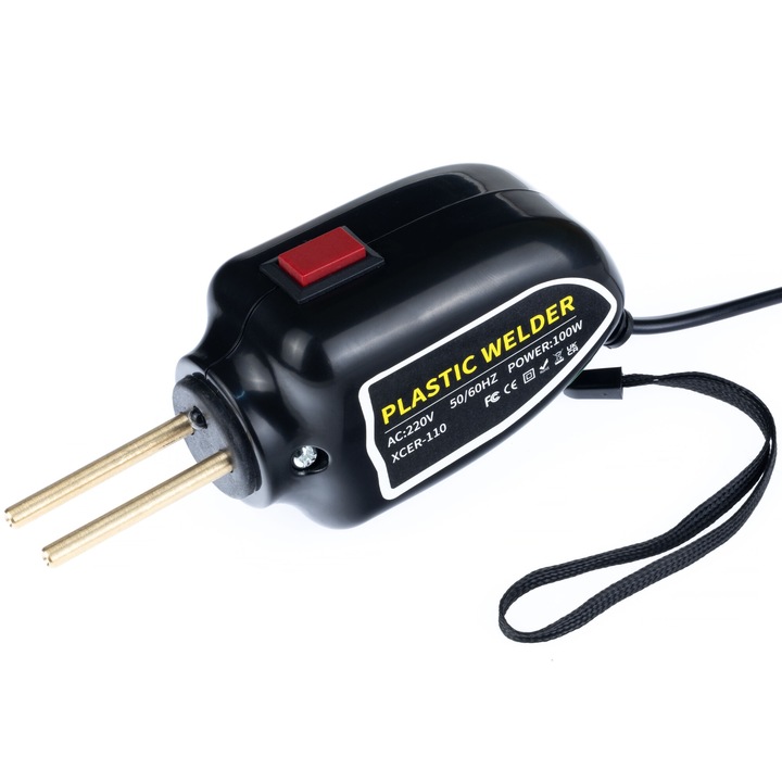 Capsator, Rosfix Strong Cosmico, plastic, 100 W, cu 400 capse, negru