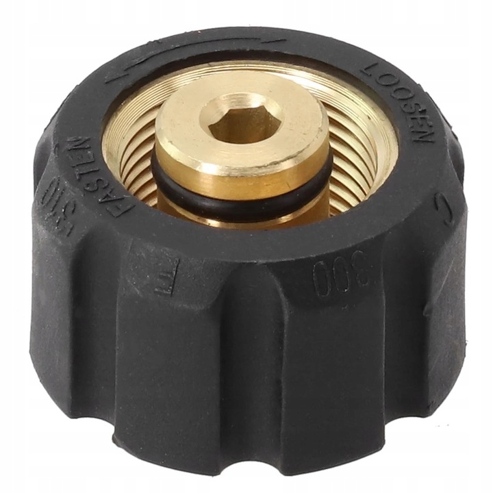 Rosfix adapter magasnyomású mosókhoz, M22x1,5 csatlakozás, műanyag, kompatibilis a Karcher HD HDS-vel