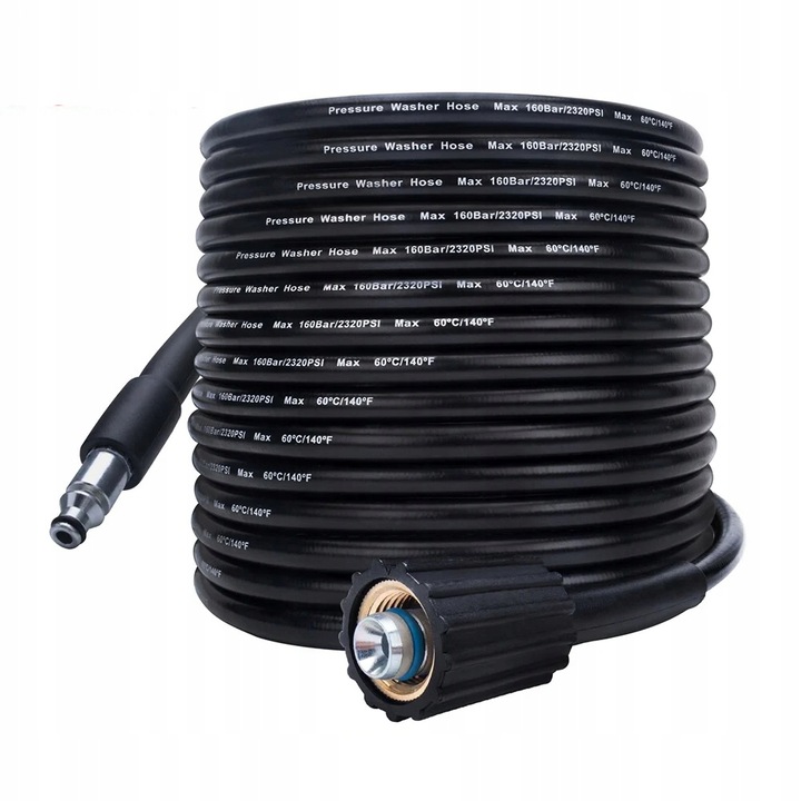 Furtun de inalta presiune Rosfix, Quick Connect, 5m, rezistent la abraziune, 200 Bar